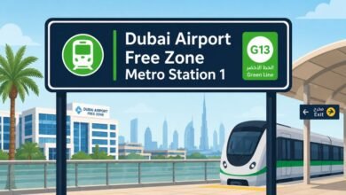 Dubai Airport Free Zone Metro Station 1