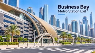 Business Bay Metro Station Exit 1 Dubai