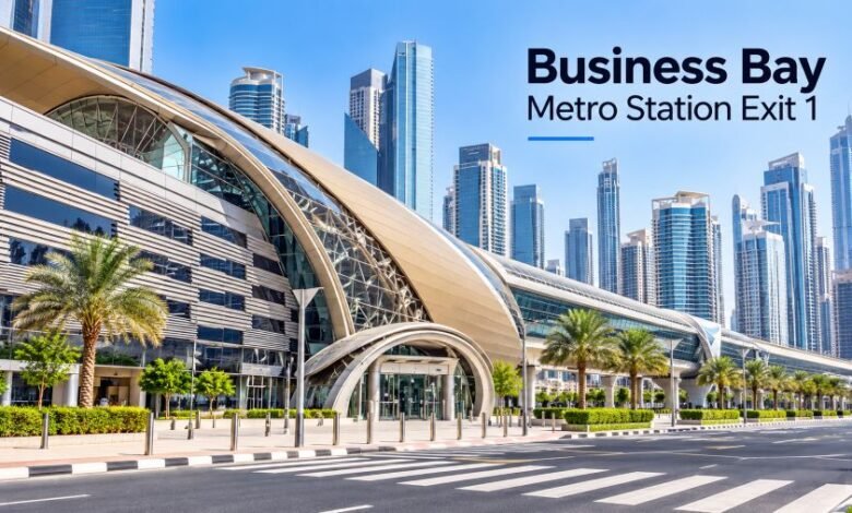 Business Bay Metro Station Exit 1 Dubai